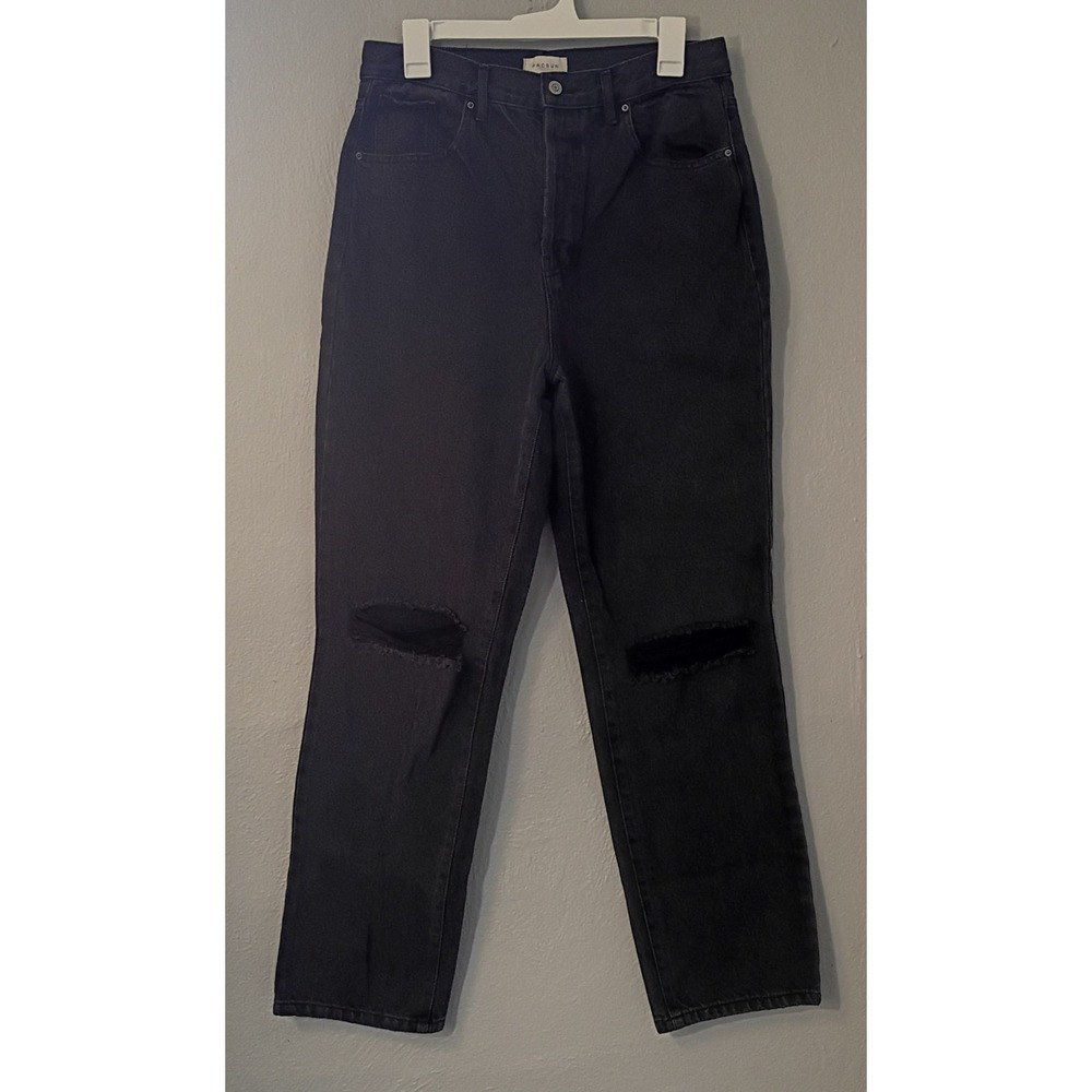 PacSun Dad Jean Distressed Women's Size 30 Black Denim Jeans